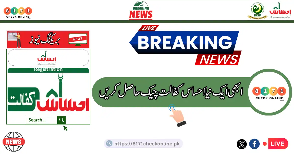 Ehsaas Kafalat New Payment 2024 Check Online